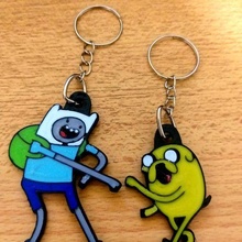 duo keychain adventure time - 3d print model - Mito3D