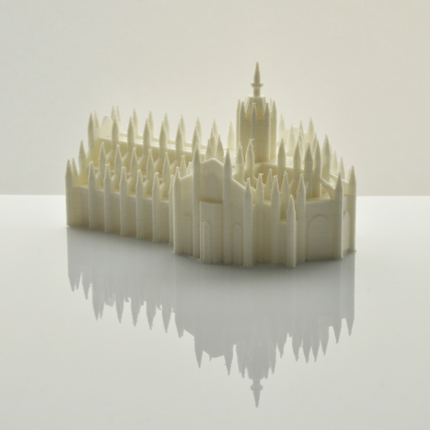 le duomo de milan l'architecture 3D print model - Mito3D