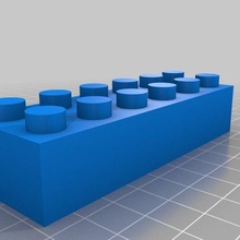 duplo26 Jeu personnalisé construction jouets 3d print model - Mito3D
