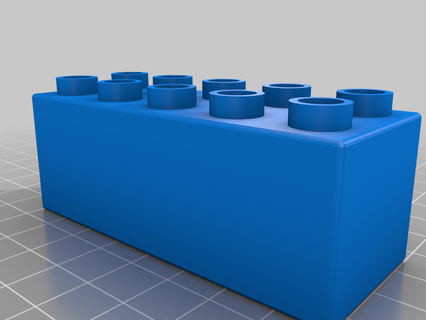 duplo tijolo 15x2x5 jogos personalizado conjuntos 3d print model - Mito3D