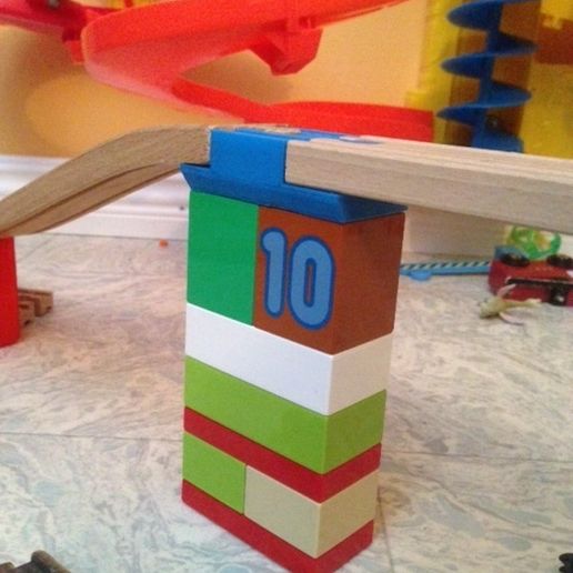 Duplo canlılık köprü bağ kısa Yazdır oyun Lego inşaat oyuncaklar 3D print model - Mito3D