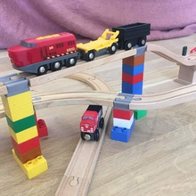 duplo brio converter gioco ikea la ferrovia con il treno giocattoli accessori di 3d print model - Mito3D