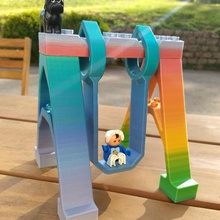 duplo kompatibel schwingen Spiel Kinder - Spielzeug swing 3d print model - Mito3D