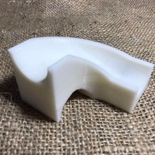 duplo marbre course incurvé pente Jeu Hubelino marbres compatible 3d print model - Mito3D
