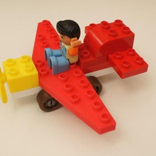duplo wing 12 3 stud Spiel kompatibel lego-kompatibel Bau-Spielzeug 3d print model - Mito3D