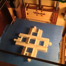 duplo-compatible cruz de la pista juego 3d print model - Mito3D