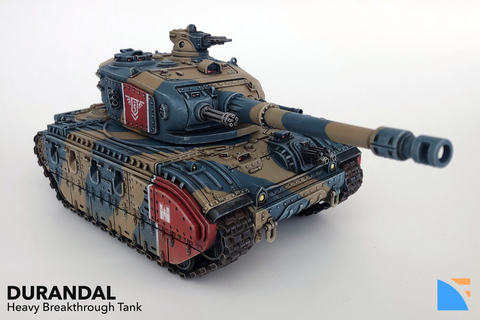 durandal breakthrough tank miniature armor wargaming tabletop wargame game heavy 3d print model - Mito3D
