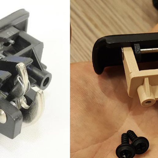 durango 1997-2000 glovebox handle repair dodge car 3D print model - Mito3D