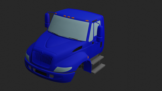 durastar box rc truck cab tamiya scale 3d print model - Mito3D