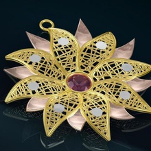 au cours de 3d, jewel modèle bijoux collier stl 3d print model - Mito3D
