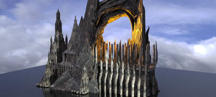 durmstrang kale kuleler 1 tapınak şakak mabet ada fantezi takım Ortaçağa ait bina mimari bilim fi Steampunk katedral Kent Mısırlı Harry çömlekçi 3d print model - Mito3D