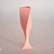 dus-Architekten Champagner-Glas 3 home Küche Esszimmer 3d print model - Mito3D