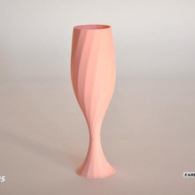 dus architects champagne glass 5 home champagneglass kitchendining 3d print model - Mito3D
