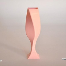 dus-Architekten Champagner-Glas 8 home Küche Esszimmer 3d print model - Mito3D