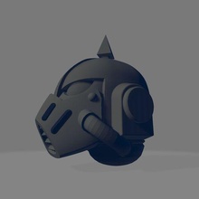 oscuridad asaltante casco 3d print model - Mito3D