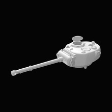 dust 1948 konflikt '47 - 90mm turret m46 patton m3 walkers warmanner 1947 47 usa allied ww2 chaos looted resin tabeltop gaming cannon hatch 3d print model - Mito3D
