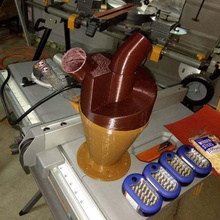 dust collector bucket attachment tool tools workshop vortex shop vac shopvac cyclone vacuum adapter 3d print model - Mito3D