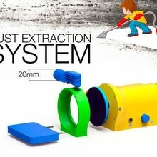 poussière extraction système sys DIY 3d print model - Mito3D