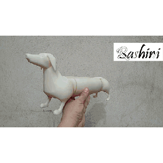 dutch hound vase néerlandais chien dogy pot fleur chienchien 3d print model - Mito3D