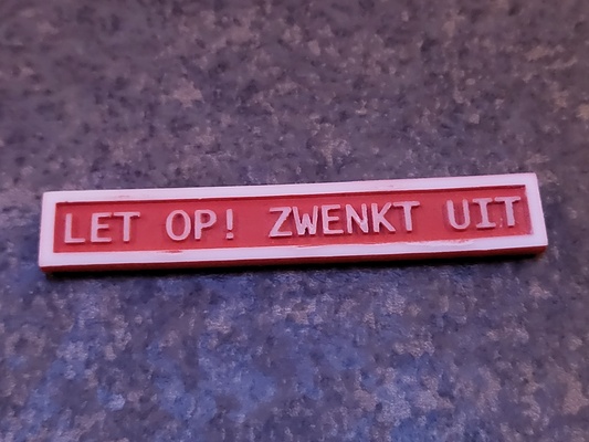 dutch sign op zwenkt uit tamiya trucks trailers 3d print model - Mito3D