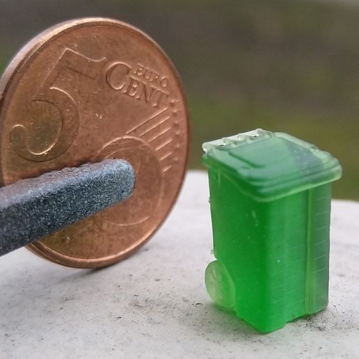 holandés bote basura otón clic h0 diorama 1 87 scale modelo miniatura narrow gauge diseño 3D print model - Mito3D