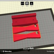 dutchman shelf adjustable butterfly joint ipad pins organization 3d print model - Mito3D