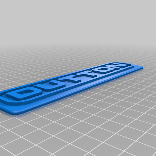 dutton distintivo settore automobilistico 3D print model - Mito3D