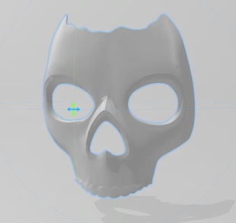 dovere maschera cranio 3d print model - Mito3D
