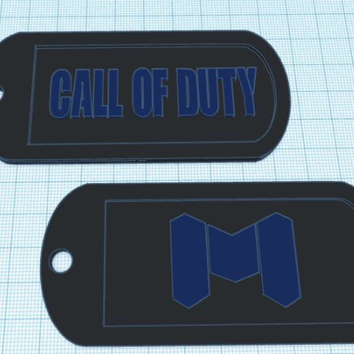 duty mobile keychains cod mobile call of duty 3D print model - Mito3D