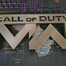 duty modern warfare logo cod codmw call of game games warzone 3d print model - Mito3D