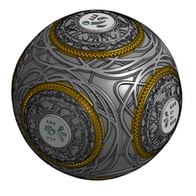 dever convocação chave suporte arte vídeo jogos bacalhau zumbis Raygun esfera Preto ops 3d print model - Mito3D