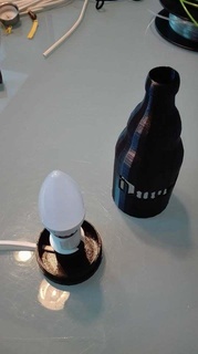 şeytan şişesi şişe yorgan ışık işaretler logolar 3d print model - Mito3D
