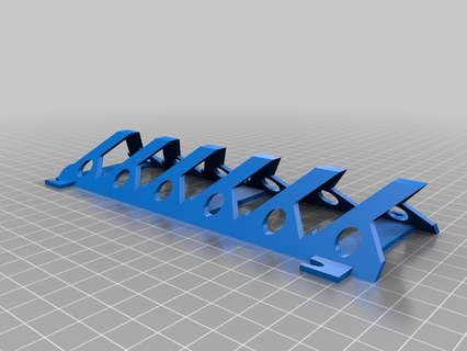 dvd bluray stackable wall mount rack v2 Tools 3d printing 3d print model - Mito3D