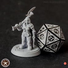 dwarf female hunter 3d print model - Mito3D