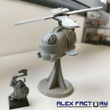 dwarf gyrocopter game toy miniature wargaming 3d print model - Mito3D