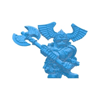 dwarf lord oldhammer 3d print model - Mito3D