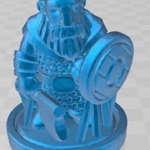dwarf warrior game 3d print model - Mito3D