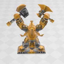 guerrier nain jeu 3d print model - Mito3D