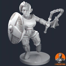 nain combattant rpg ttrpg 3d print model - Mito3D