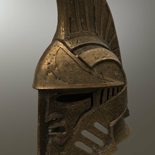 dwarven helmet skyrim armor dwarves elderscrolls knight props 3d print model - Mito3D