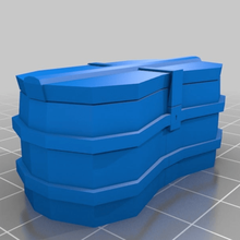 dwarven treasure chest home model furniture terrain scatter pathfinder dwarf dnd 3d print model - Mito3D