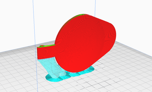 Farbstoff Rotor 2 Klappe Schließen Stück Paintball Ersatz Lader schonen elektrisch 3d print model - Mito3D