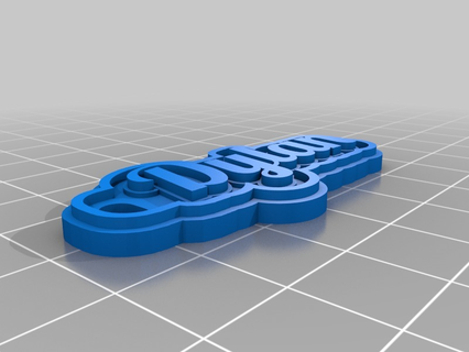 Dylan personalizado chaveiros joalheria chaves 3d print model - Mito3D