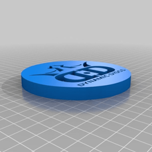 dynamic discs logo round tool 3d printing 3d print model - Mito3D