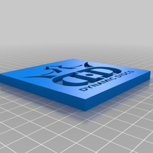 dynamic discs logo square tool 3d printing 3d print model - Mito3D