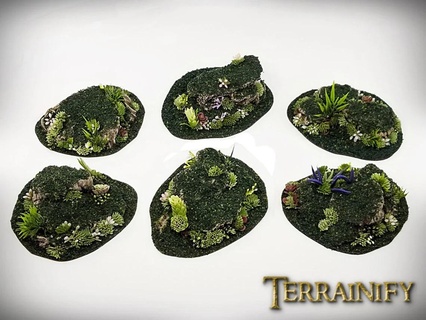 dynamic hill stub outcropping bundle hills terrain terrainify scatter miniatures dnd d&d wargaming rpg roleplayinggame 3d print model - Mito3D