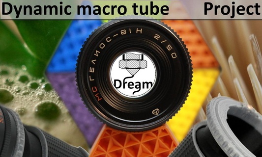 dynamic macro tube Gadget canon nikon f-mount camera video gadget 3d print model - Mito3D