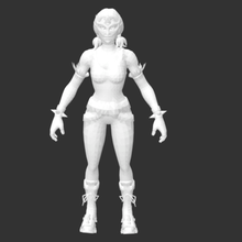 dinamo fortnite gioco giocare donne figura pelle 3d print model - Mito3D