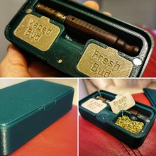 dynavap travel case tool joint doob herb marijuana bud 3d print model - Mito3D