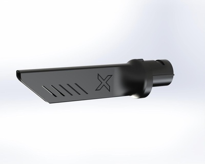 Dison plano fenda ferramenta v6 bocal extrusora absoluto otário dica adaptador vácuo limpador cabeça tubo 3d print model - Mito3D